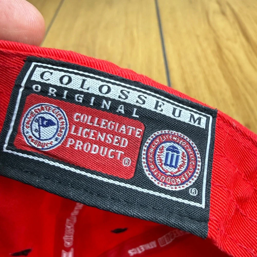 Colosseum Georgia Bulldogs Hat Red Adjustable Baseball Cap NCAA Collegiate